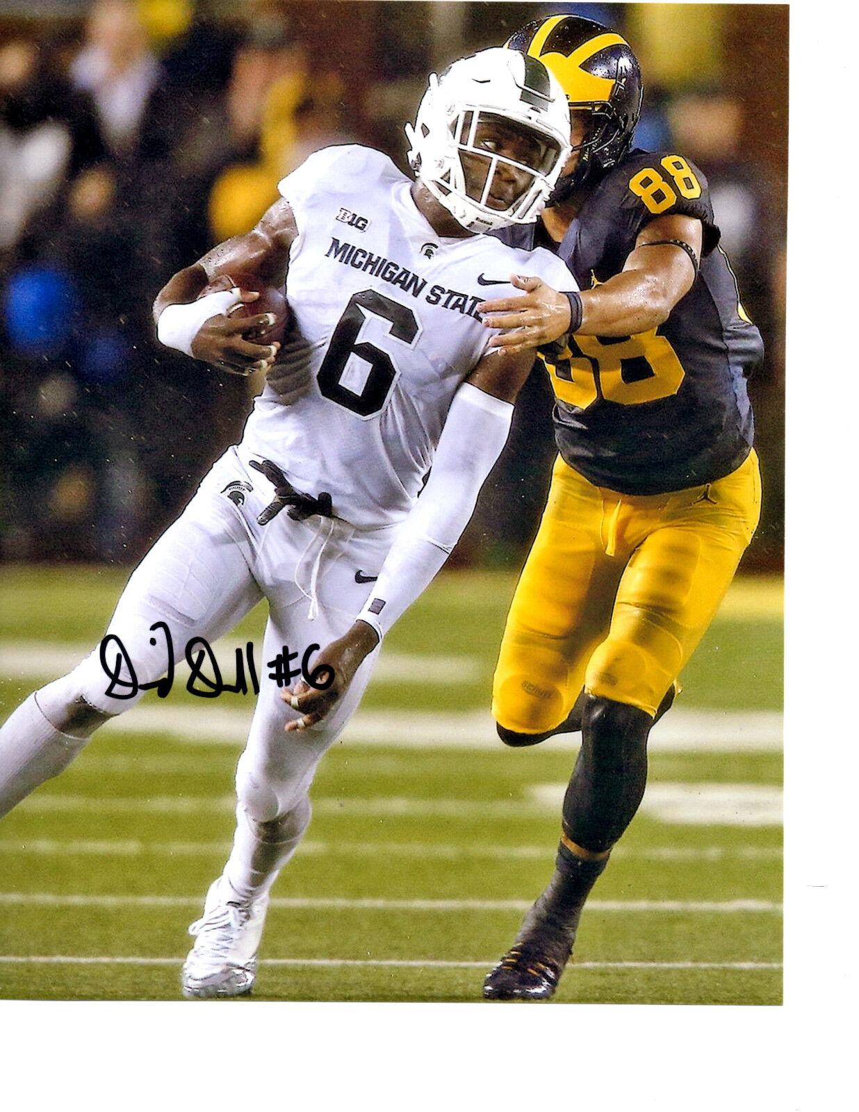 David Dowell signed autographed 8x10 Photo Poster painting Michigan State Spartans football