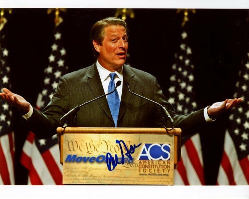 Al gore signed autographed 8x10 Photo Poster painting