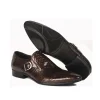 Stylish Mens Slip On Casual Leather Dress Shoes Buckle