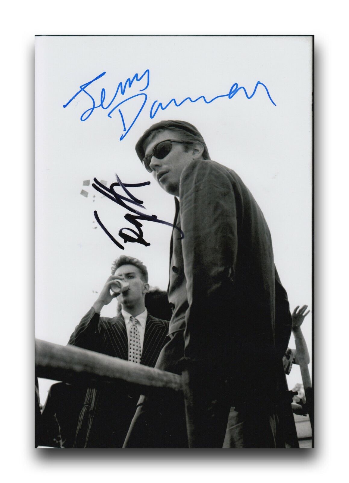 THE SPECIALS HAND SIGNED 12x8 Photo Poster painting - JERRY DAMMERS - TERRY HALL 1.