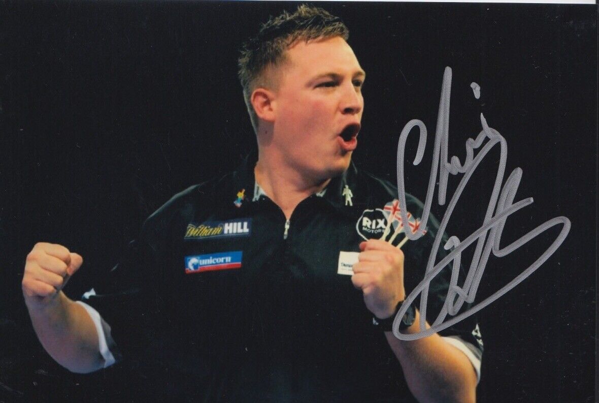 CHRIS DOBEY HAND SIGNED 6X4 Photo Poster painting - DARTS AUTOGRAPH - HOLLYWOOD 1.