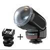 Z1 Mini Round-Head Flash: Universal Mount, Adjustable Angle, Non-Obstructive Design