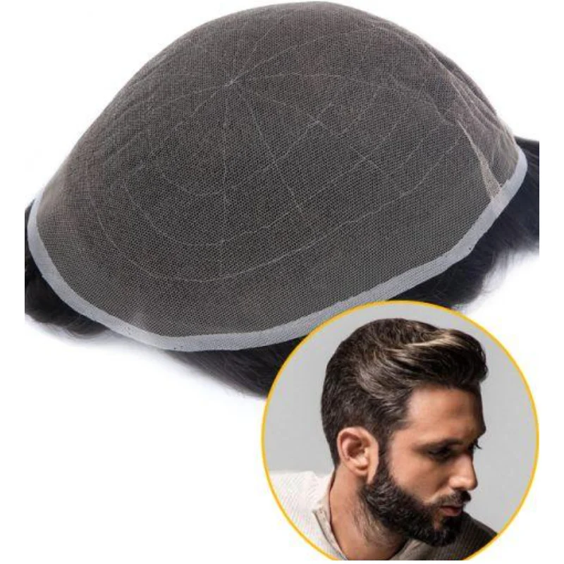 Jewtribute Hair®|Men Toupee Full Lace Base