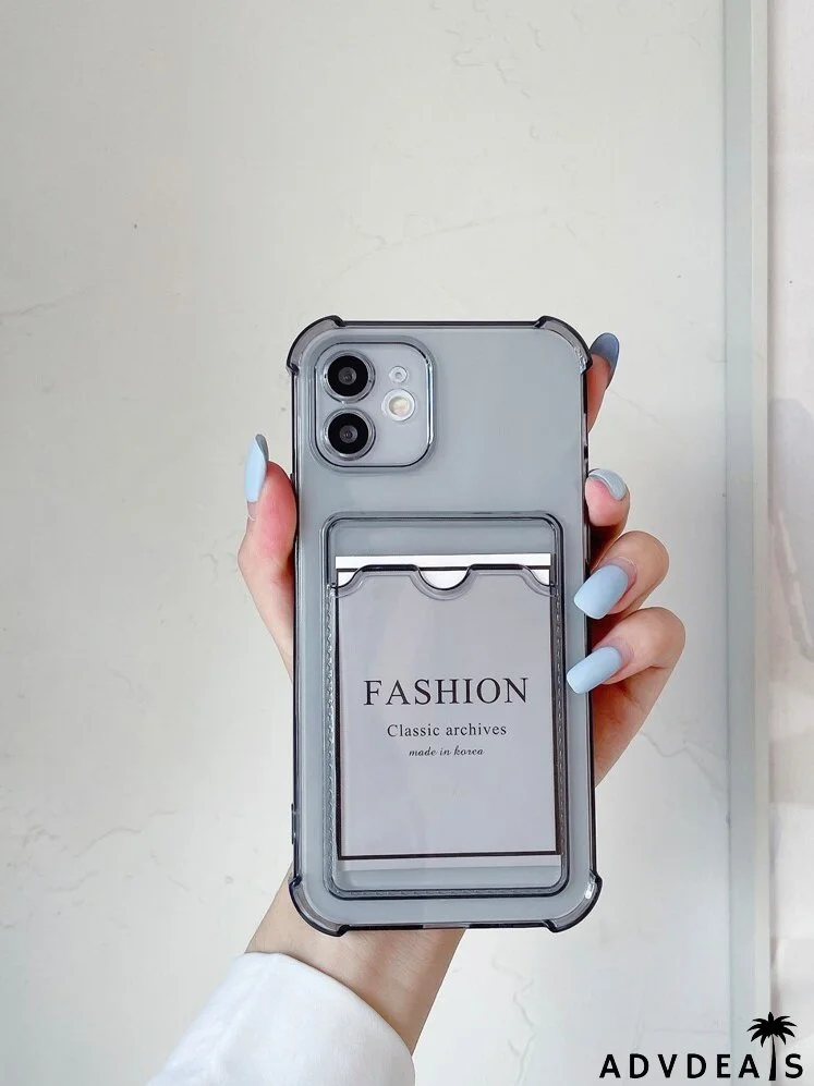 Clear Phone Case With Card Slot