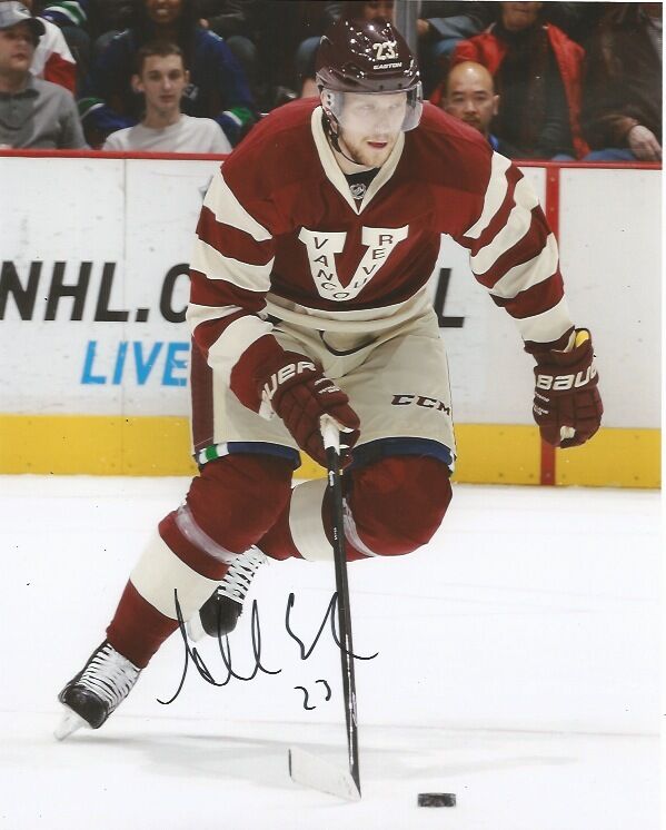 Vancouver Canucks Alexander Edler Autographed Signed 8x10 Photo Poster painting COA B