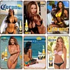 6pcs - Beer Pin Up Girl - Vintage Metal Signs(8*12Inch/12*16Inch)-Pin-up-girls