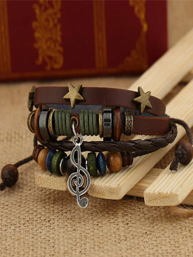 Note Stars Multilayer Bracelet