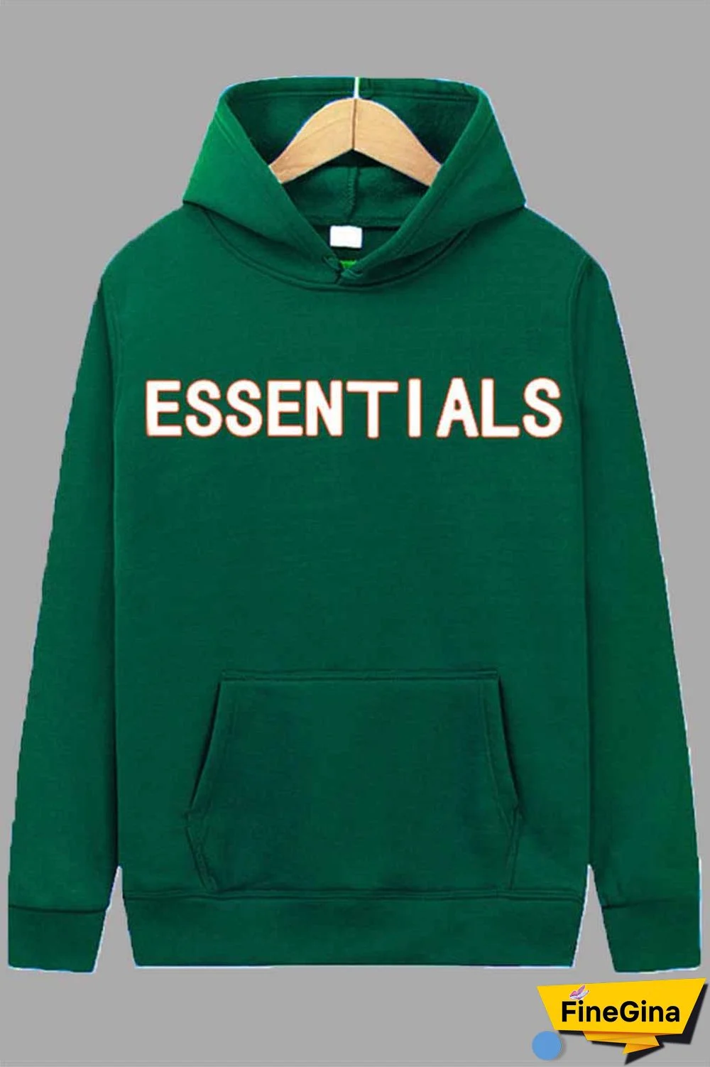 Black Sportswear Print Letter Hooded Collar Tops