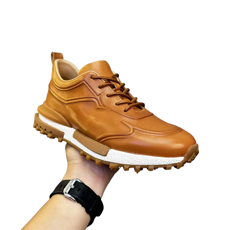 Handmade Retro Horsehide Fashion Sneakers DANRRIO.COM DANRRIO