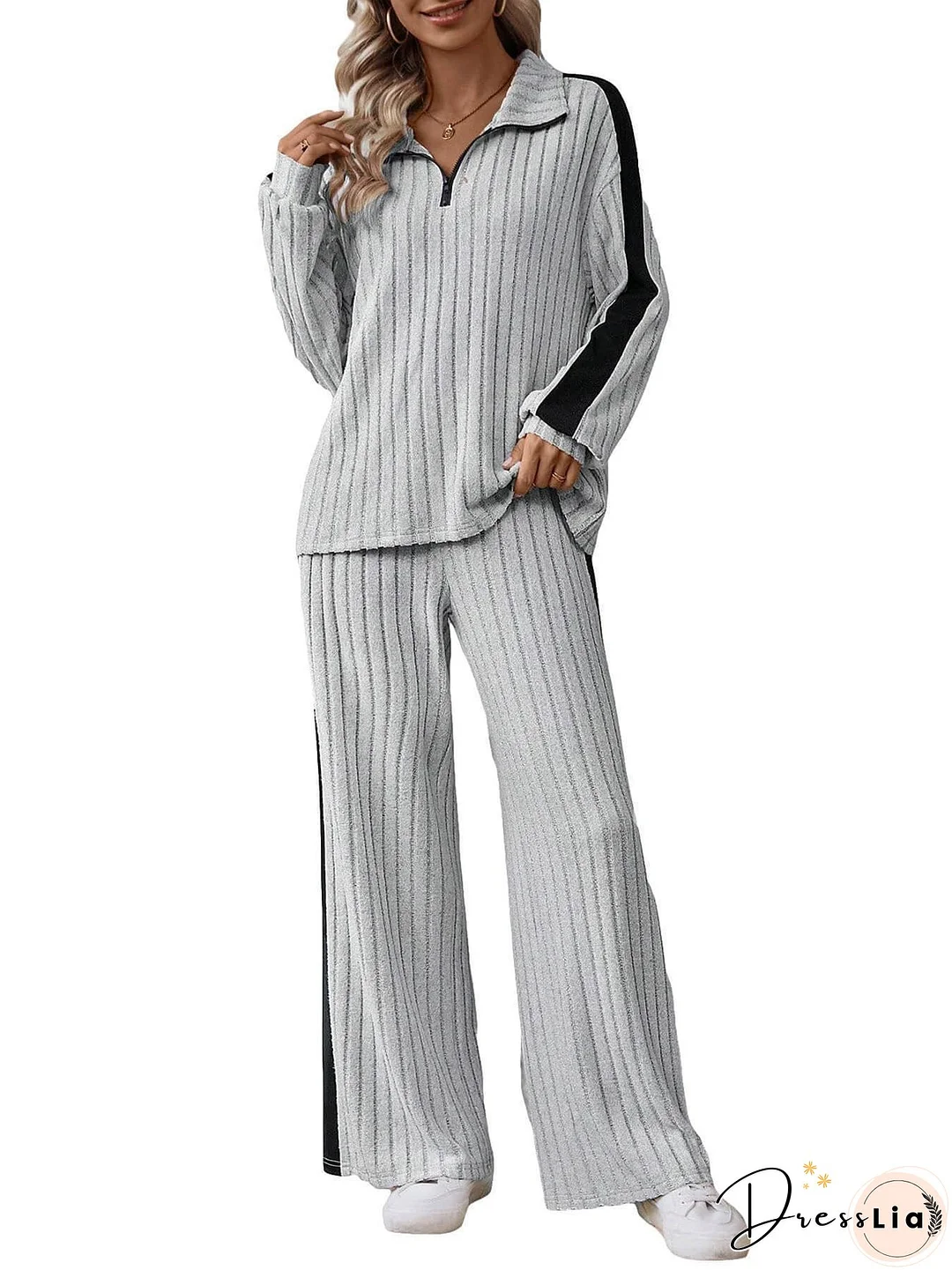 Women's Goods Large Casual Autumn Design Two-piece Suits