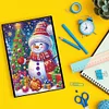 Diamond Painting Xmas Snowman Tree Diary Book 50 Pages for Adults Kids