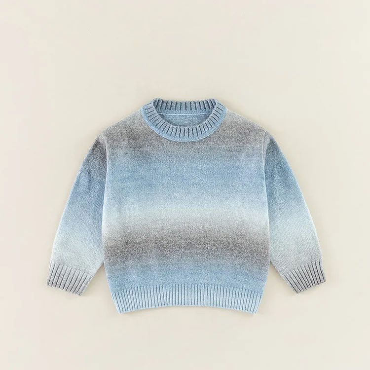 Toddler Loose Gradient Knitted Sweater