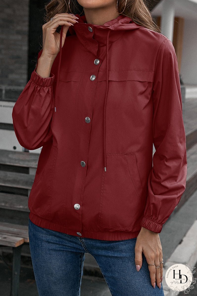 Button-Down Long Sleeve Sports Jacket