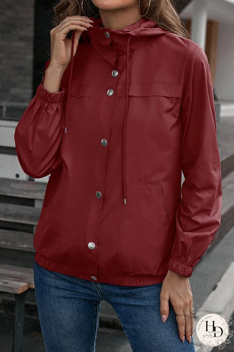 Button-Down Long Sleeve Sports Jacket