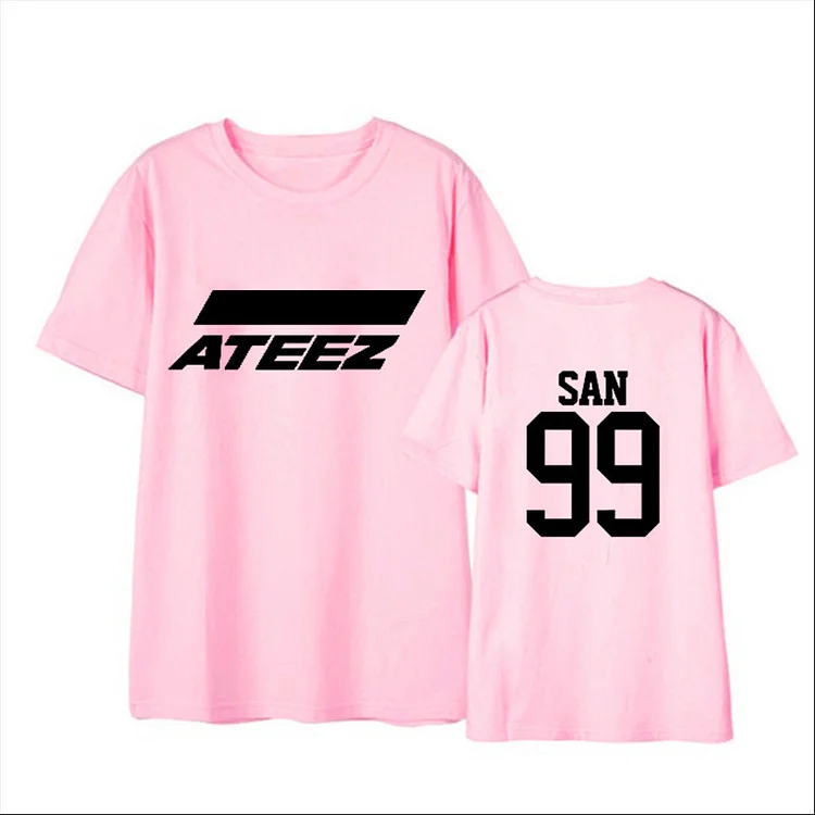 ATEEZ Member Name Casual T-shirt