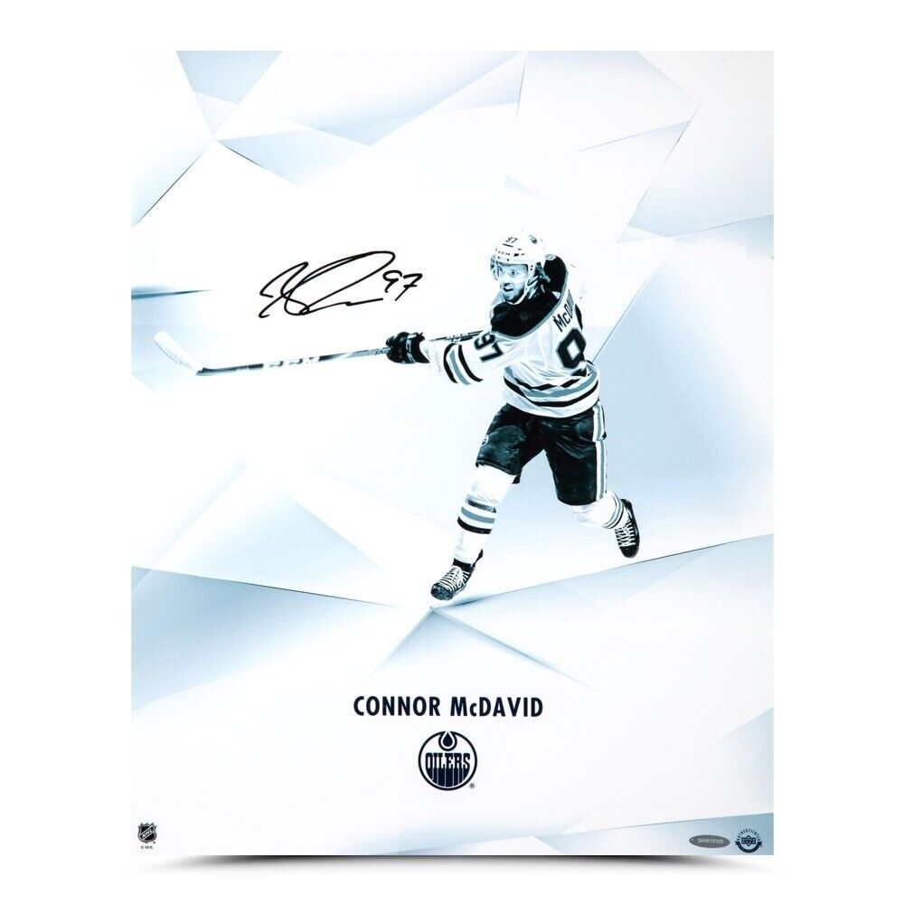 Connor McDavid Signed Autographed 16X20 Photo Poster painting Clarity