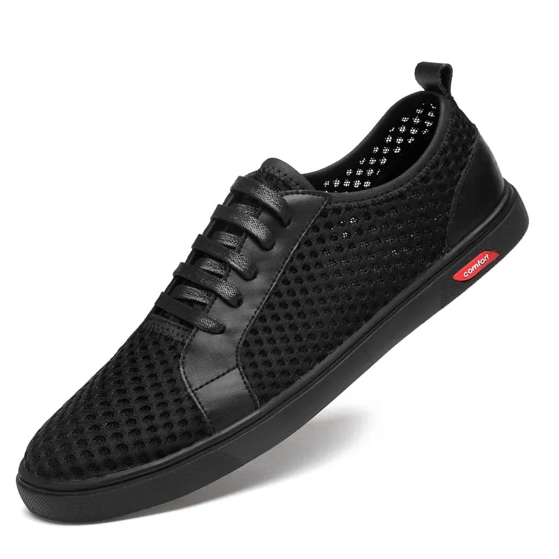 Brand Summer Breathable Mens Casual Shoes 2021 new Mesh White Men's Footwear Male Walking White Shoe Fashion Big Size 12