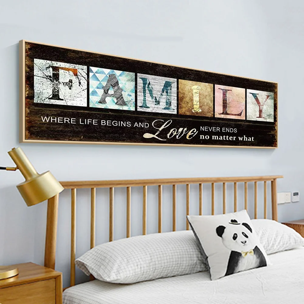 11ct 3-Strand Stampted Cross Stitch - Family(90*30cm)