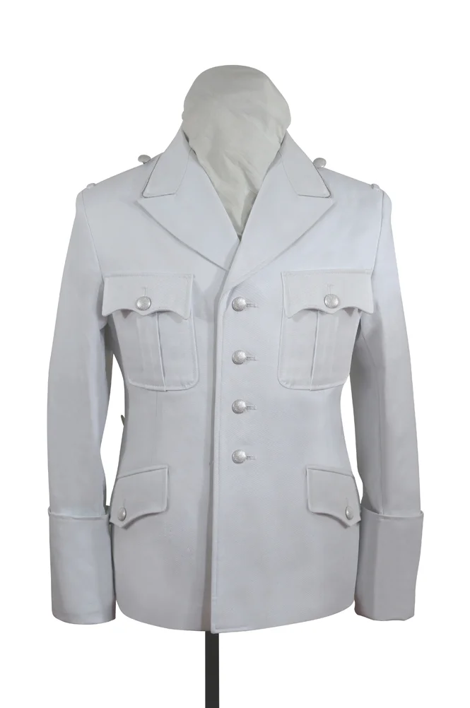   Elite German M1932 White cotton Summer Tunic German-Uniform