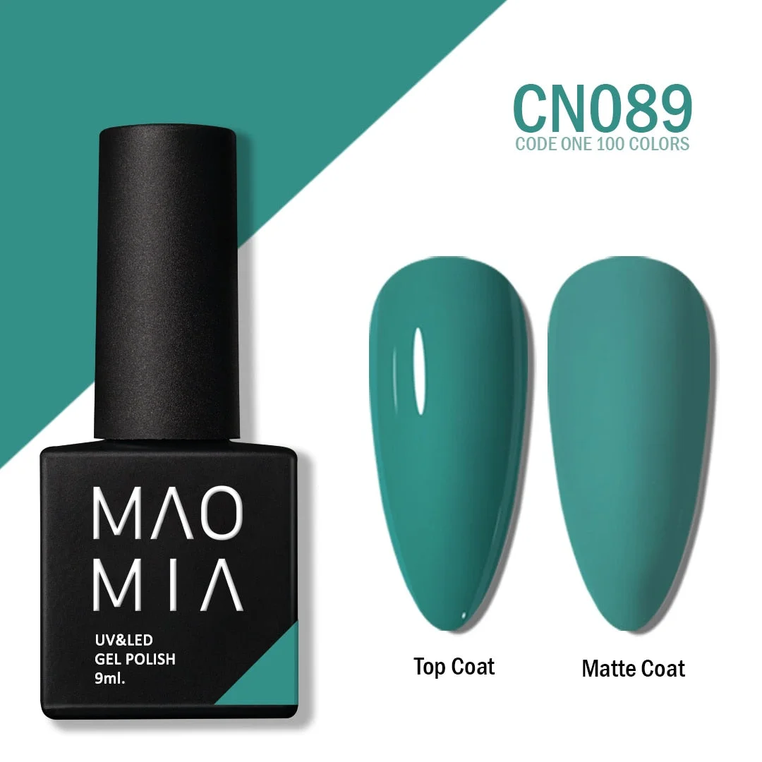 MAOMIA CODE ONE Gel Polish 100 Colors Soak Off UV/LED 9ML Professional Salon Nail Paint Semi Permanent Manicure