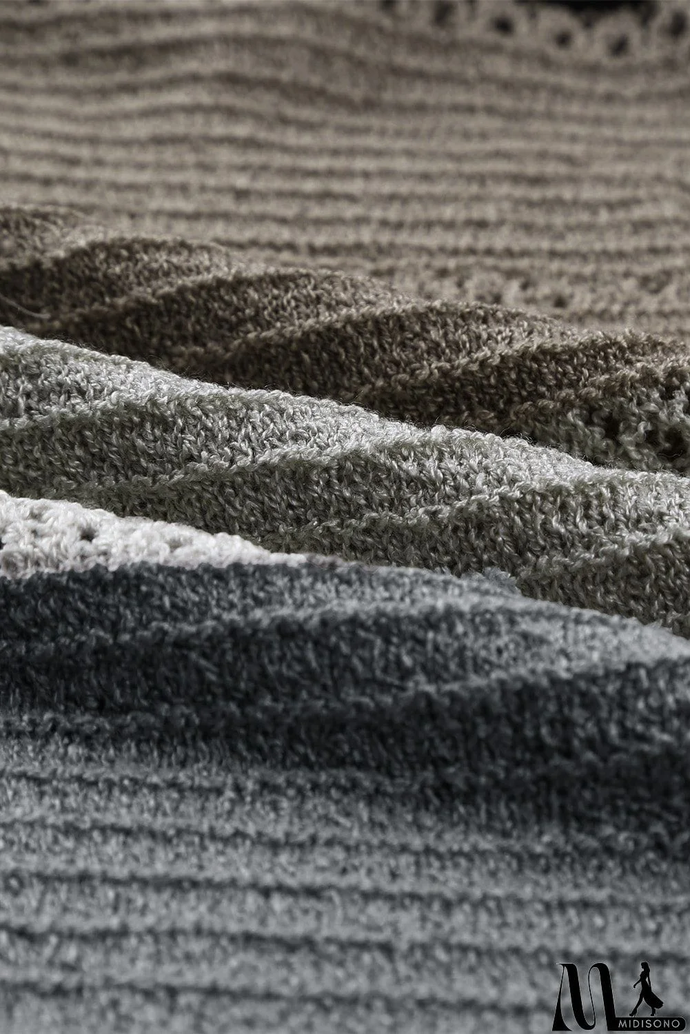 MidiSono - Classic Beach Bonfire Knitted Hoodie