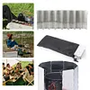16 Plates Camping Stove Windscreen Aluminum Alloy Stove Windshield for Picnic