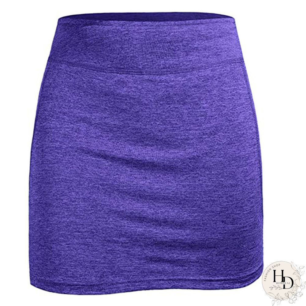Womens Summer Athletic Tennis Skirt Golf Inner Shorts Elastic Sports Running Skort