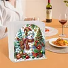 Christmas Acrylic DIY 5D Diamond Art Painting Napkin Holder Set (Snowman)
