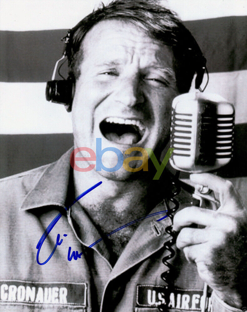 Robin Williams Signed 8x10 Autographed Photo Poster painting Reprint Good Morning Vietnam