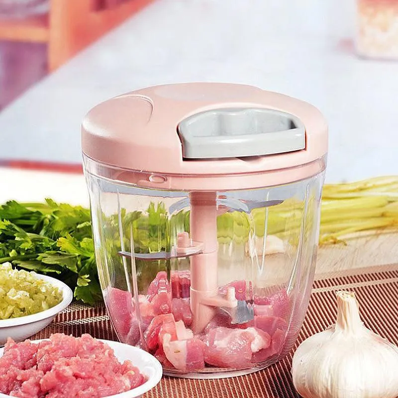 Likron Watches Premium Manual Food Chopper Vegetable Processor Effortless Kitchen Prep for Healthy Home Cooking