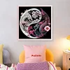 Tai Chi Yin Yang Dragon - 14CT Stamped Cross Stitch - 40*40cm