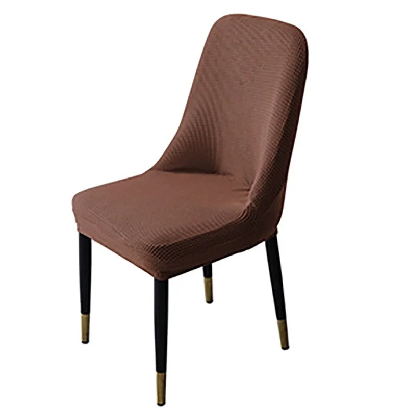 1/2/4/6pcs Polar Fleece High Back Chair Cover Stretch Washable Dining Chairs Covers Slipcover Office Chair Covers Christmas Home