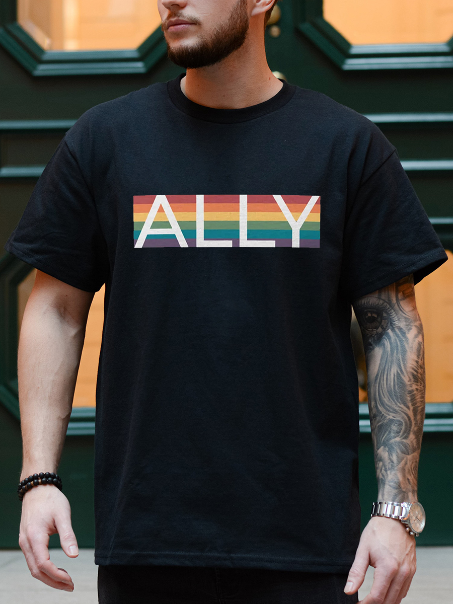 Ally Rainbow Unisex T-Shirt