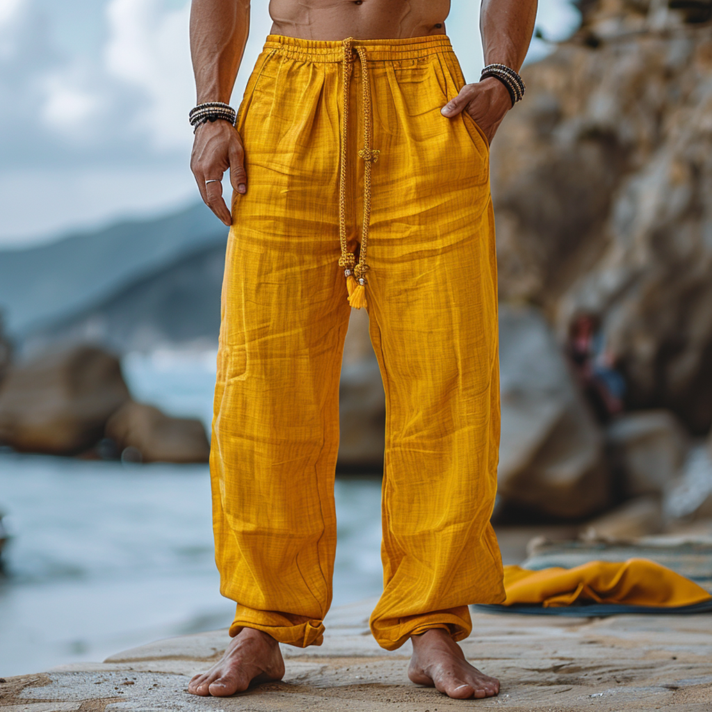Men's Linen Pants-inspireuse