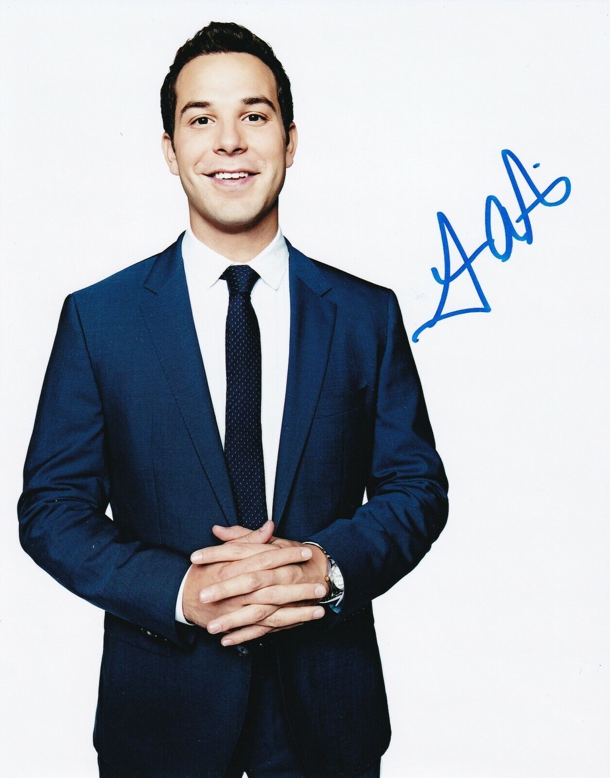 Skylar Astin actor REAL hand SIGNED 8x10 Photo Poster painting #1 COA Pitch Perfect Trolls