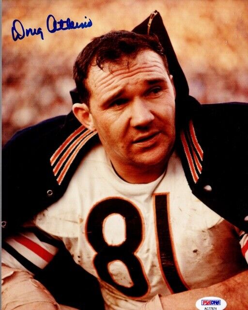 Doug Atkins Signed Chicago Bears 8x10 inch Photo Poster painting - Deceased 2015 - PSA/DNA COA