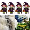 Witch DIY Cross Stitch Kit 14CT Thread Art Needlework Fridge Magnets 7x11cm tapestrymarket