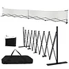 [US Local Warehouse] 22ft Telescopic Peak Ball Posts with Wheels Movable Net Posts Frame Pickleball Training Netting for Indoor & Outdoor Courts