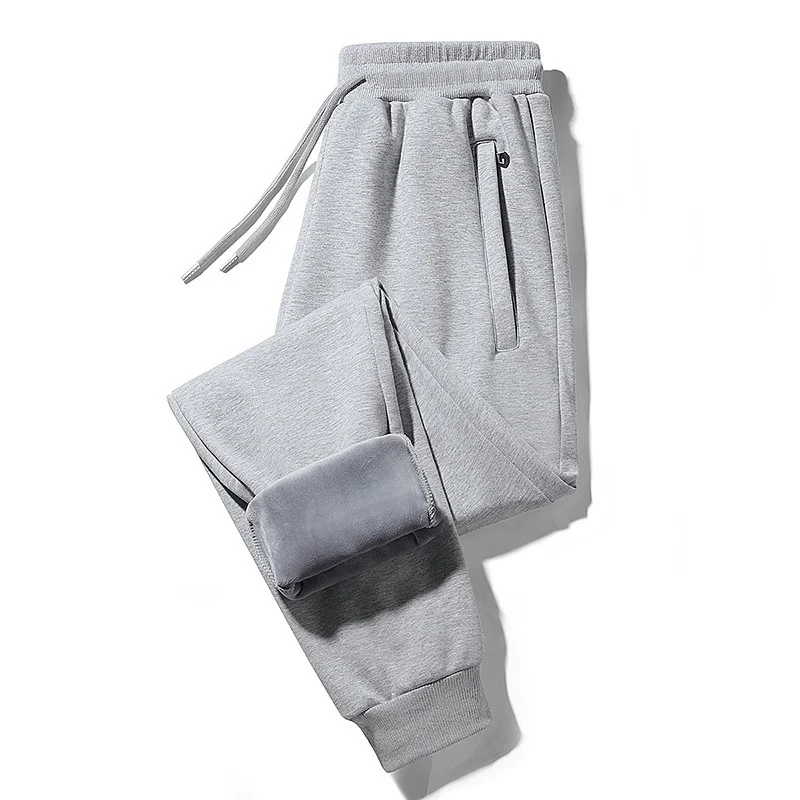 PASUXI New Arrival Style Casual Pants Sports Jogger Stacked Trousers Straight Leg Sweatpants Plus Size Men's Pants