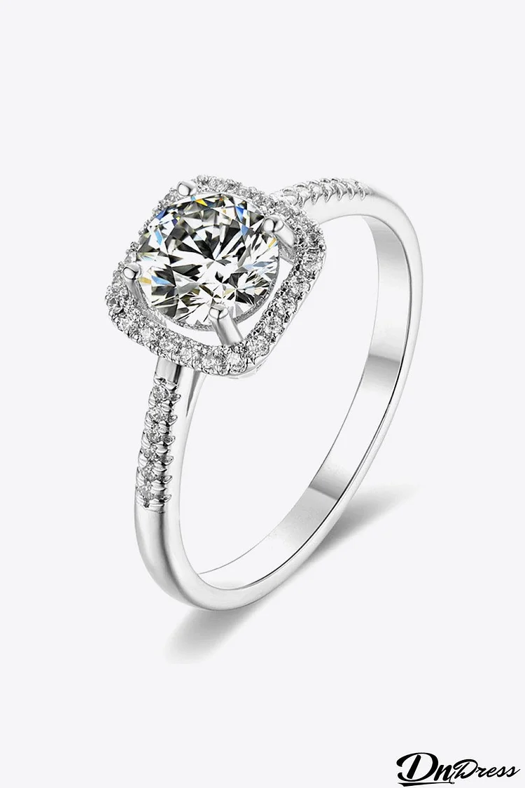 1 Carat Moissanite Zircon Ring