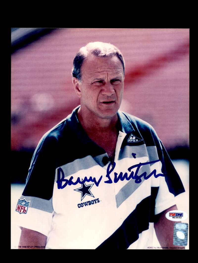 Barry Switzer PSA DNA Coa Signed 8x10 Autograph Photo Poster painting