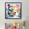 【Limited Stock Sale】Winter Snowman-11CT Stamped Cross Stitch 40*40cm/15.75*15.75in tapestrymarket