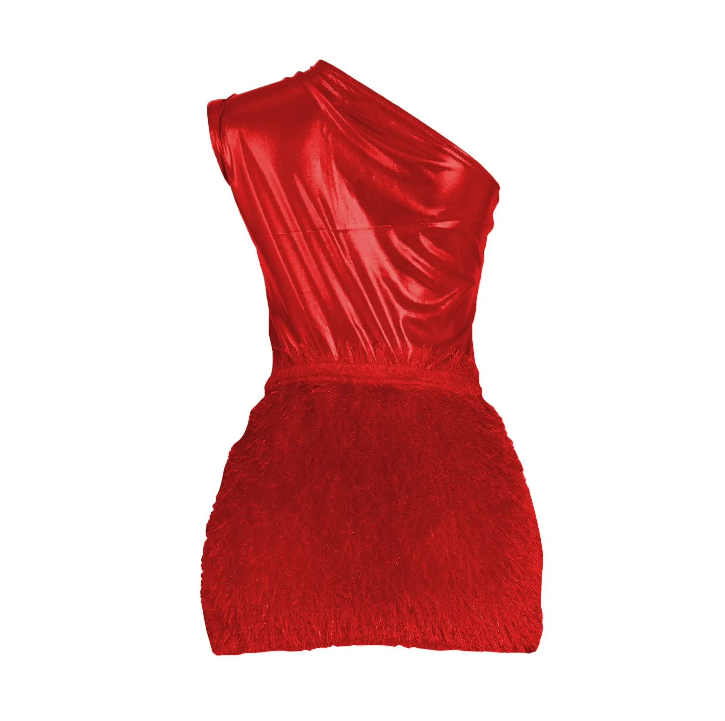 Women Clothing Skirt Set Jumpsuit Glossy Sexy Skirt Two Piece Set