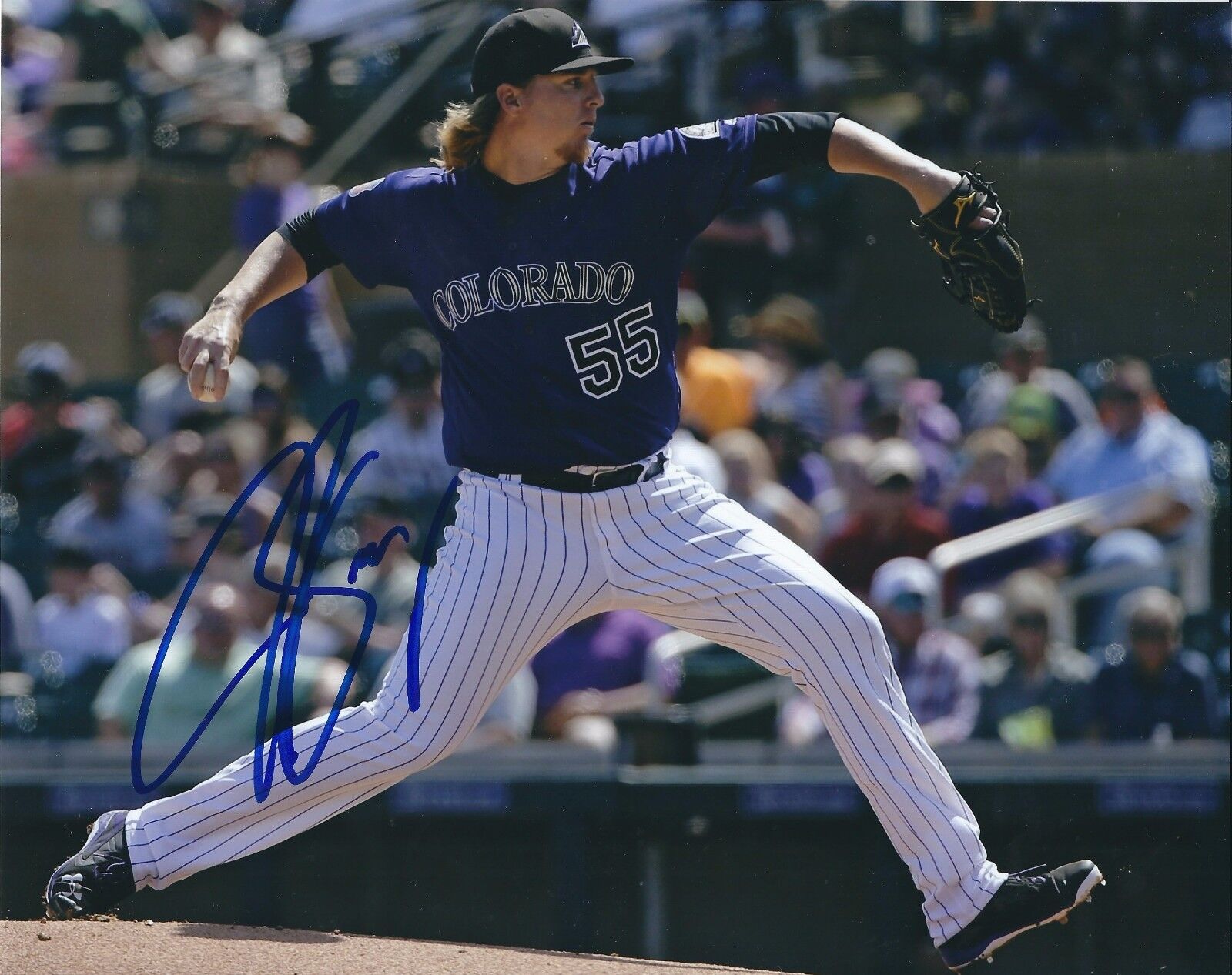 Signed 8x10 JON GRAY Colorado Rockies Autographed Photo Poster painting - COA