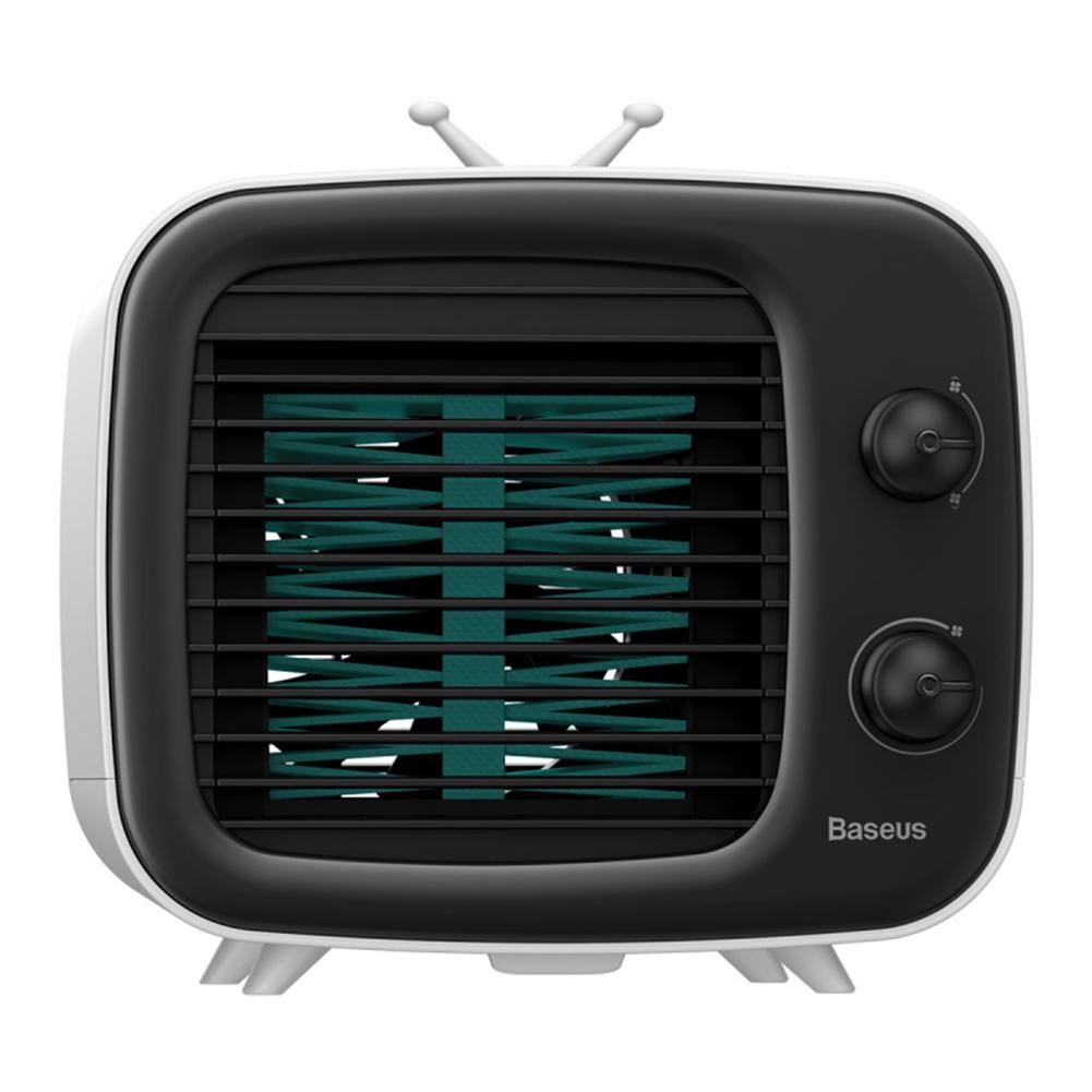 

BASEUS USB Mini Portable Air Conditioner Air Cooler Cooling Fan (Black), 501 Original