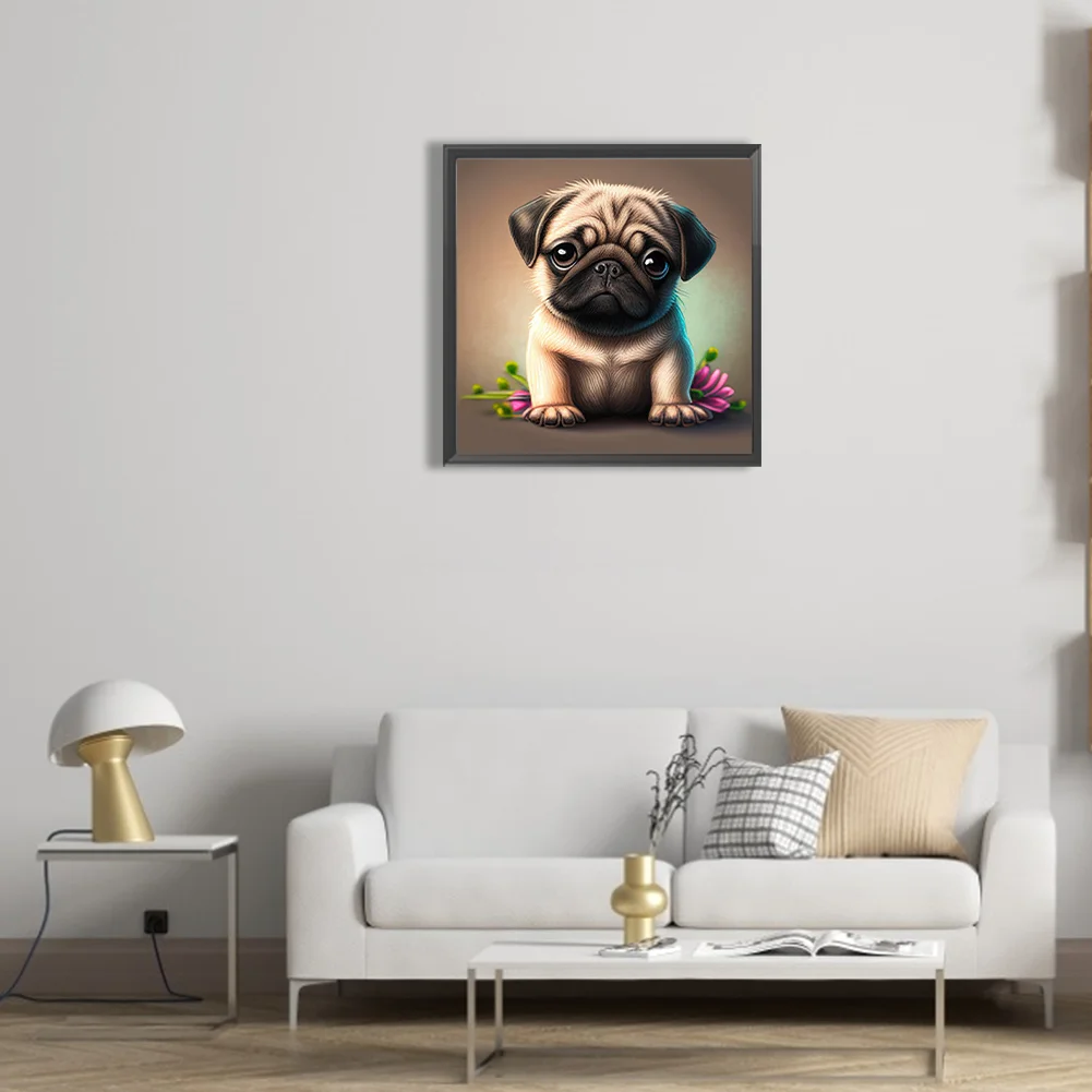 Diamond Painting - Full Round Drill - Dog(30*30cm)