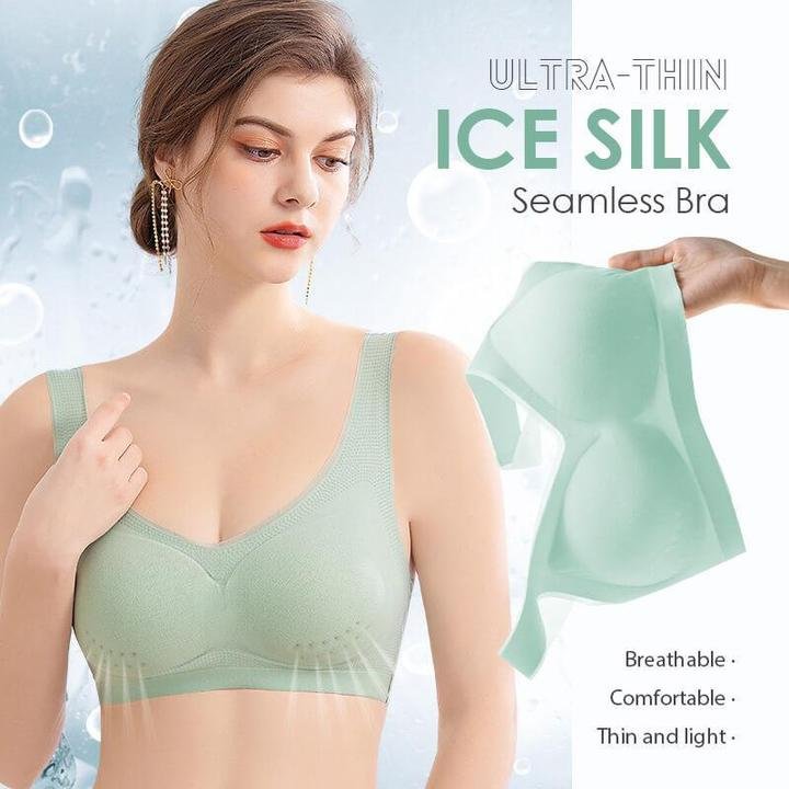 Ultra Thin Ice Silk Seamless Bra
