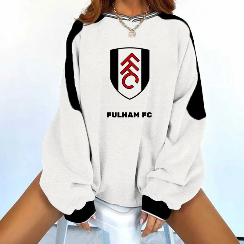 Women's Support Fu Football Team Print Sweatshirt