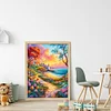 Flowers Landscape-11CT Stamped Cross Stitch 40*55cm/15.75*21.65in tapestrymarket
