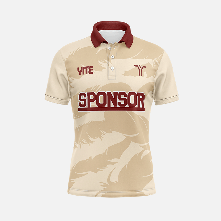 YITE | LP24-017-Red And Brown Polo Shirts Uniform